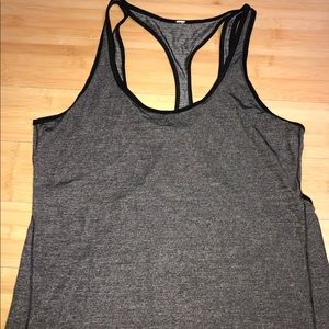 lululemon athletica Tops - Lululemon heathered Gray tank top open back sz 8 lululemon athletica Tops - Lululemon heathered Gray tank top open back sz 8